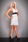 Preview: Kleid in Vogue mit Gürtel weiß