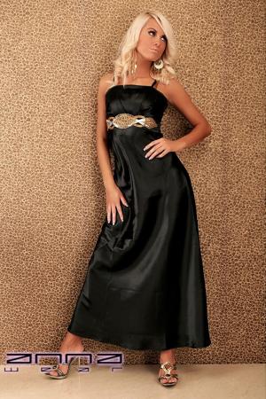 Abendkleid in schwarz