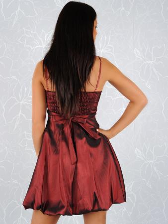 Elegantes Minikleid weinrot